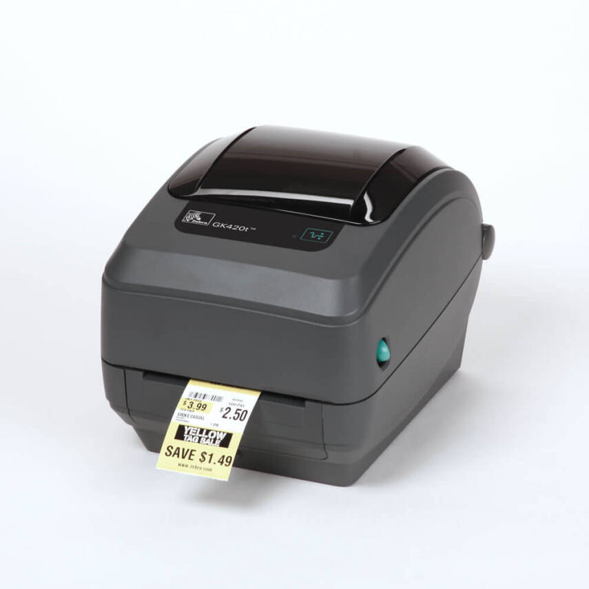 Zebra GK420T USB Termal Transfer Masaüstü Barkod Yazıcı GK42-102520-000 - 1