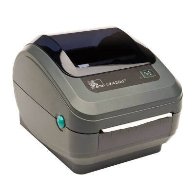 Zebra GK420D Direkt Termal USB + Seri Masaüstü Barkod ve Etiket Yazıcısı GK42-202520-000 - 3