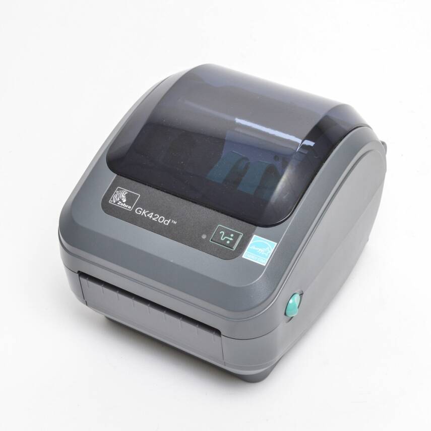 Zebra GK420D Direkt Termal USB + Seri Masaüstü Barkod ve Etiket Yazıcısı GK42-202520-000 - 1